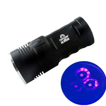 TWMT 60 Вт 365нм УФ-фонарик черного цвета с черным фильтром USB C Перезаряжаемый детектор мочи домашних животных, ультрафиолетовый светодиодный фонарик