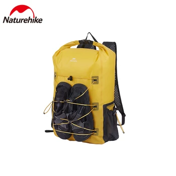 Naturehike TPU 25L, уличная водонепроницаемая сухая сумка IPX6, Сверхлегкая Водонепроницаемая сумка для плавания с двойным плечом, Походный рюкзак для путешествий