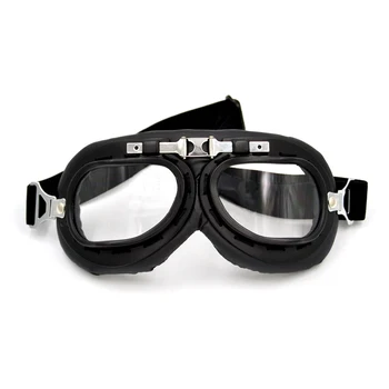 BJMOTO Прозрачные Ретро Мотоциклетные Очки Oculos Antiparras Gafas Мото Очки Для Шлема В стиле Harley Antiparras Для мотокросса