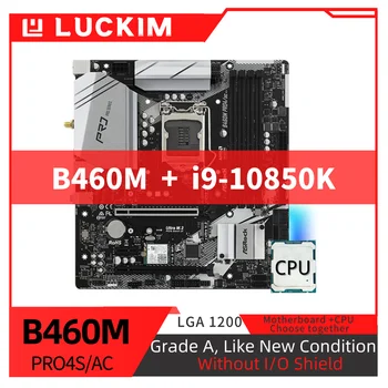 Восстановленная материнская плата B460M PRO4S/AC LGA1200 Set Kit с процессором i9-10850K