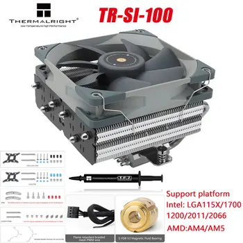 Охладитель Thermalright SI-100 Высотой 100 мм с 6 Тепловыми Трубами Радиатор Медного Нижнего Давления Радиатор AGHPIII Тепловая Труба Поддерживает LGA1700