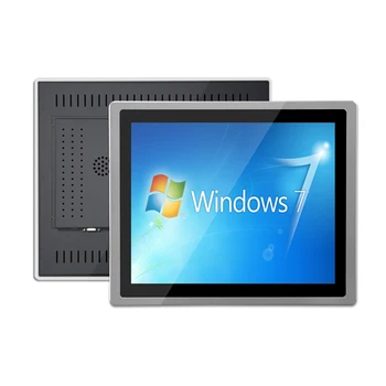 15,6-дюймовый Встроенный емкостный сенсорный Универсальный промышленный Компьютер Mini Tablet PC с RS232 COM Intel Core i7 для Win 10 Pro