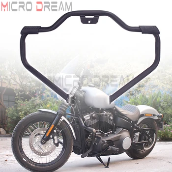 Мотоцикл Highway Crash Bar Защита Двигателя Протектор Для Harley Softail Breakout Fat Bob Street Bob FXBB Low Rider FXLR 2018-2021
