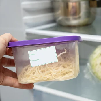 Вкладки для морозильных камер и контейнеров для пищевых продуктов Съемные наклейки Клей для записи на холодильник Офис