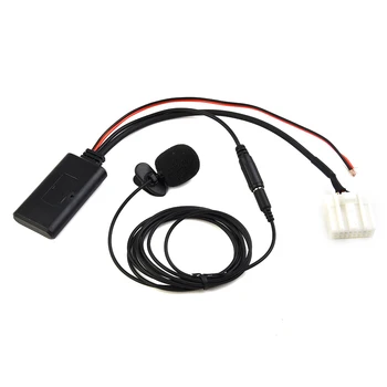 1 Комплект Автомобильного Аудиокабеля AUX Адаптер Bluetooth Микрофон Аудиокабель Для Mazda 3 6 Модуль Стерео Радиоприемника AUX Адаптер Музыкальный Адаптер