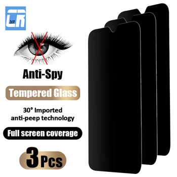 1-3 шт. Антишпионское Закаленное стекло для Oppo Find X2 X3 X5 Lite, Защитная пленка для экрана Reno Ace 2 2Z 10x zoom A52 A53 A72 A73, Защитная пленка для конфиденциальности
